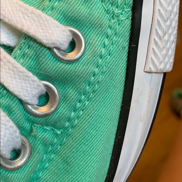 Mint green shoreline slip on Converse - Picture 3 of 4
